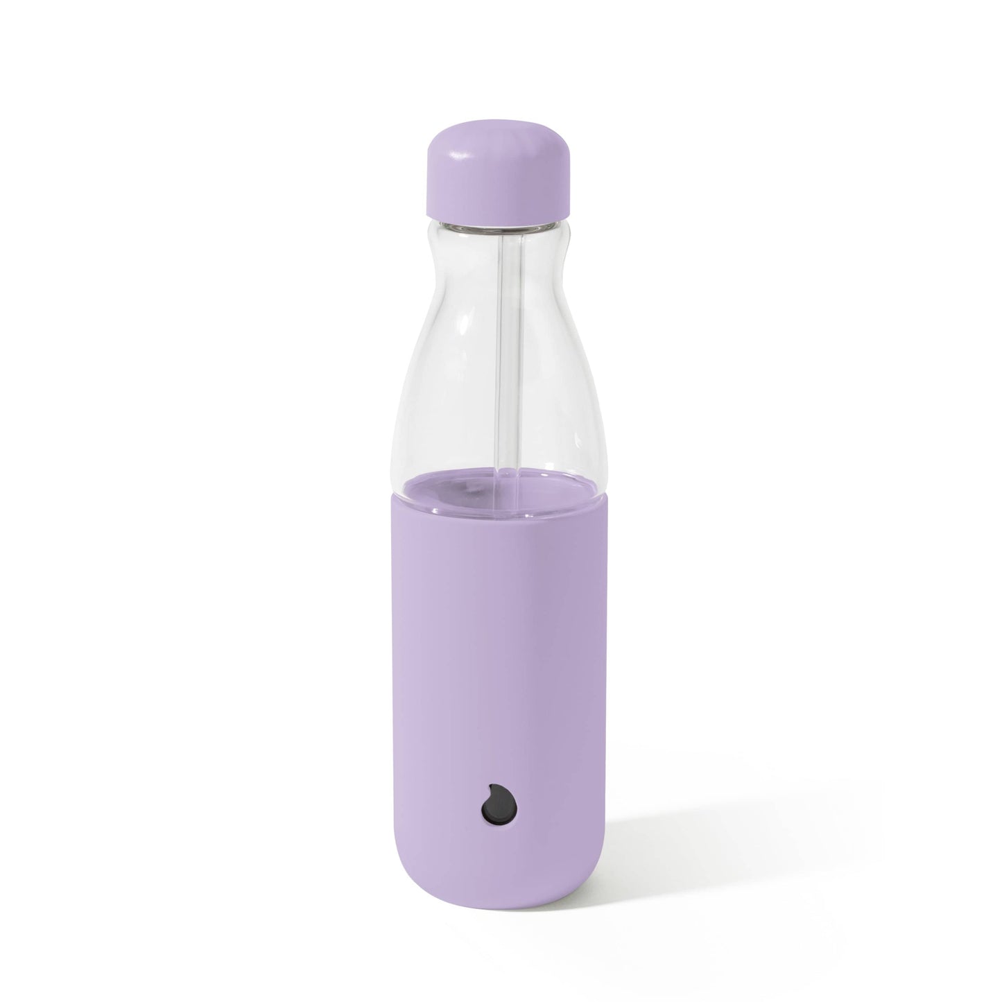 glass-original-bottle-18oz-z6 18oz_Lilac_Purple_Glass_Original_Bottle_Front_Cap_On_Straw_In.jpg