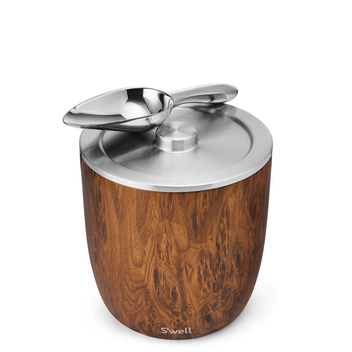 ice-bucket-xl-z7 Swell-Ice-Bucket-XL-100oz-Wood-Print-Teakwood-Angled-Lid-On.png