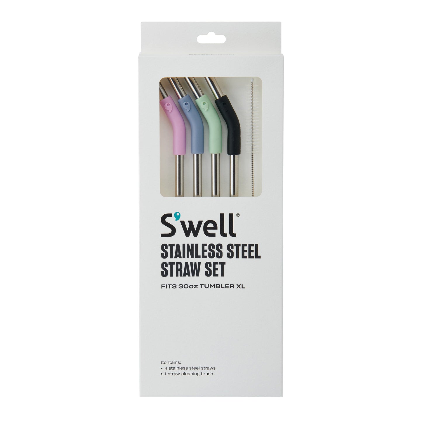 30oz-tumbler-xl-stainless-steel-straw-set-y7 Swell-Stainless-Steel-Elbow-Straws-30oz-Multicolor-Packaging.jpg